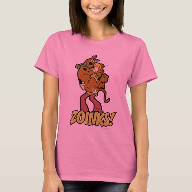 Scooby-Doo och Shaggy Zoinks! Tee (Framsida)