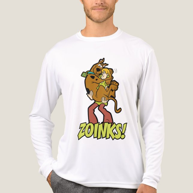 Scooby-Doo och Shaggy Zoinks! Tee Shirt (Framsida)