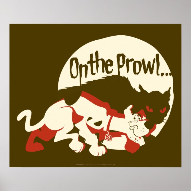 Scooby-Doo "on the Prowl" Poster (Framsidan)