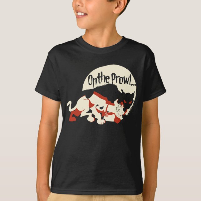 Scooby-Doo "on the Prowl" T Shirt (Framsida)