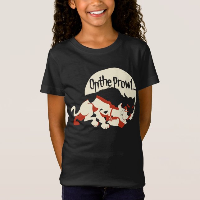 Scooby-Doo "on the Prowl" T Shirt (Framsida)