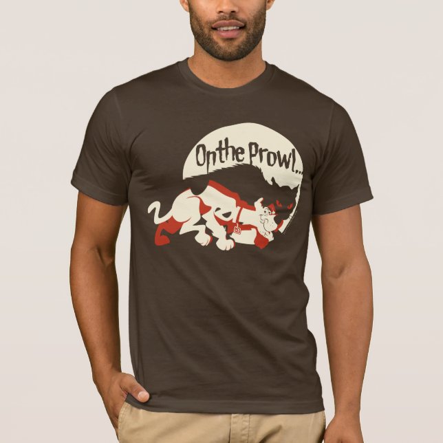 Scooby-Doo "on the Prowl" T Shirt (Framsida)