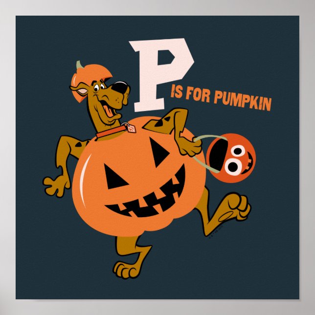 Scooby-Doo | P är för Pumpkin Poster (Framsidan)