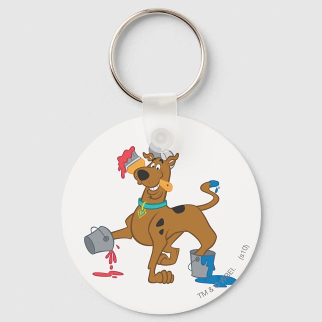 Scooby-Doo Paints Nyckelring (Framsida)