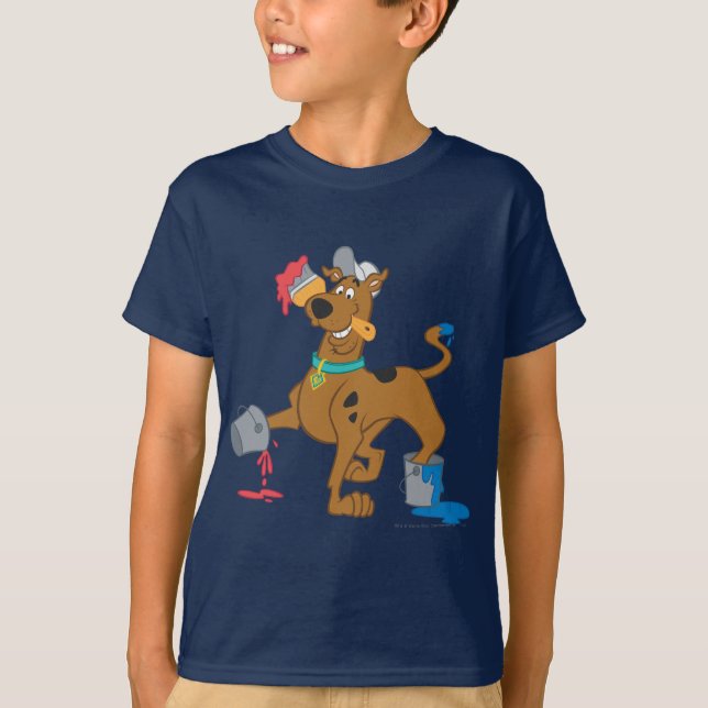 Scooby-Doo Paints T-shirt (Framsida)