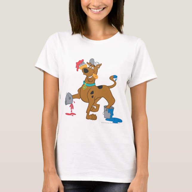 Scooby-Doo Paints Tee Shirt (Framsida)