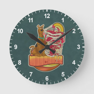 Scooby-Doo | Pizza Munchies-grafik Rund Klocka