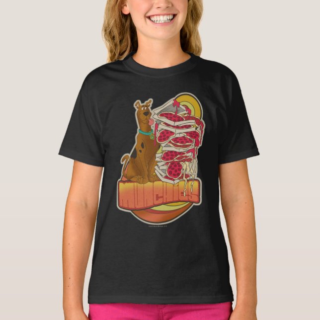 Scooby-Doo | Pizza Munchies-grafik T-shirt (Framsida)