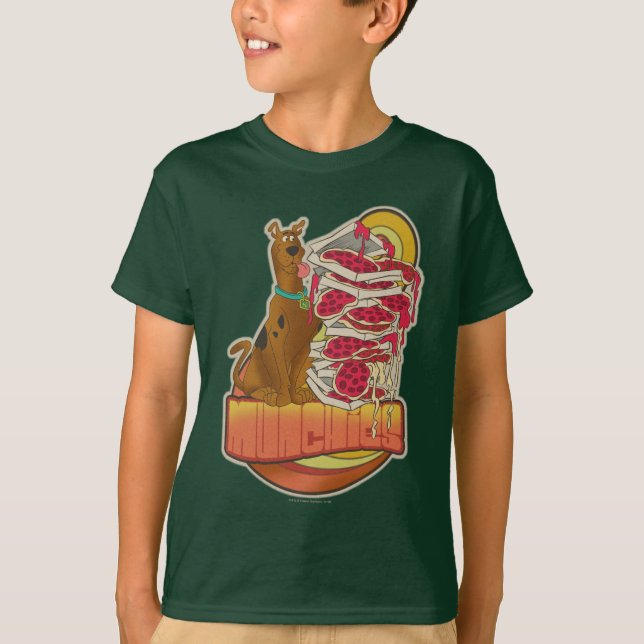 Scooby-Doo | Pizza Munchies-grafik T-shirt (Framsida)