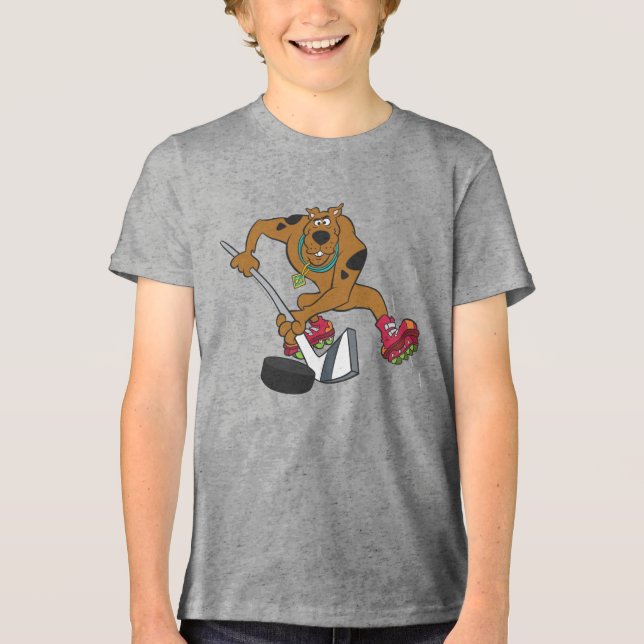 Scooby-Doo Played Hockey Tee Shirt (Framsida)