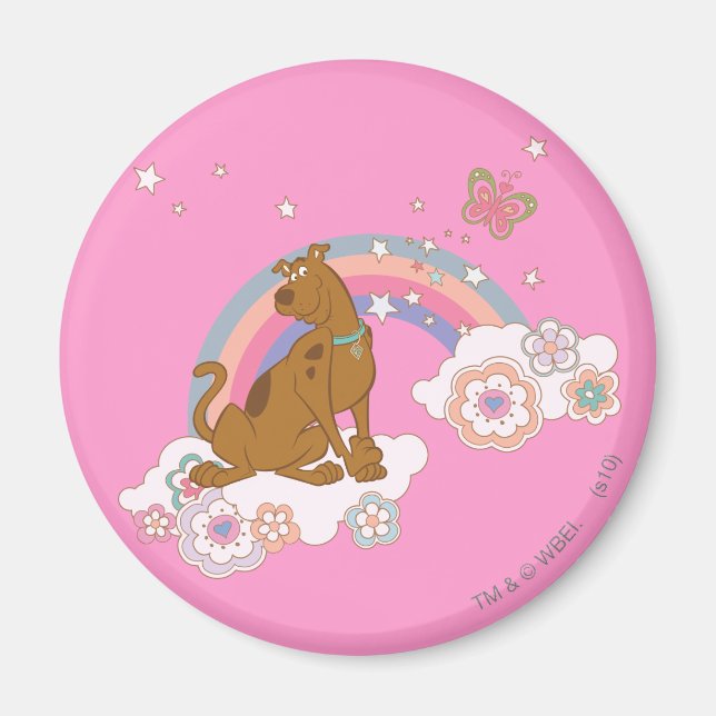 Scooby-Doo Rainbow Butterfly Magnet (Framsidan)