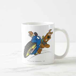 Scooby-Doo Riding Motorcle Kaffemugg
