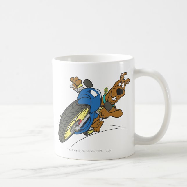 Scooby-Doo Riding Motorcle Kaffemugg (Höger)