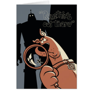 Scooby-Doo "Romethin's out where" Hälsningskort