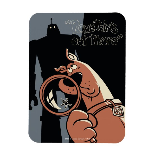 Scooby-Doo "Romethin's out where" Magnet (Vertikal)
