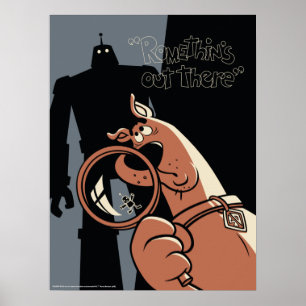 Scooby-Doo "Romethin's out where" Poster