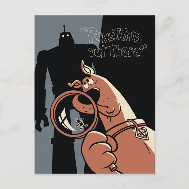 Scooby-Doo "Romethin's out where" Vykort (Framsida)