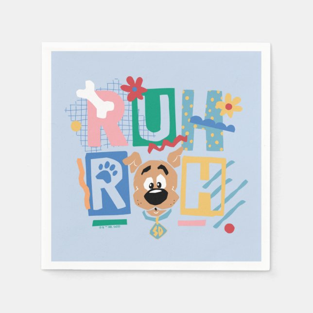 Scooby-Doo | Ruh Roh Baby Scooby-Doo Pappersservett (Framsidan)