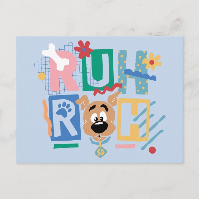 Scooby-Doo | Ruh Roh Baby Scooby-Doo Vykort (Framsida)