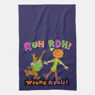 Scooby-Doo Ruh Roh! Fel stavning! Kökshandduk