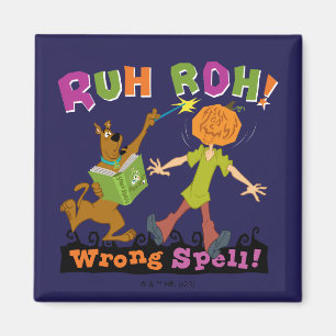 Scooby-Doo Ruh Roh! Fel stavning! Magnet