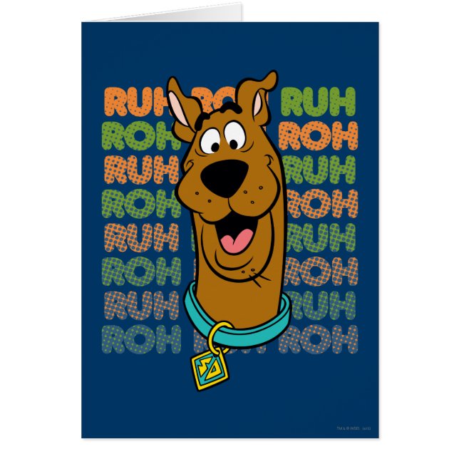 Scooby-Doo Ruh Roh Hälsningskort (Framsidan)