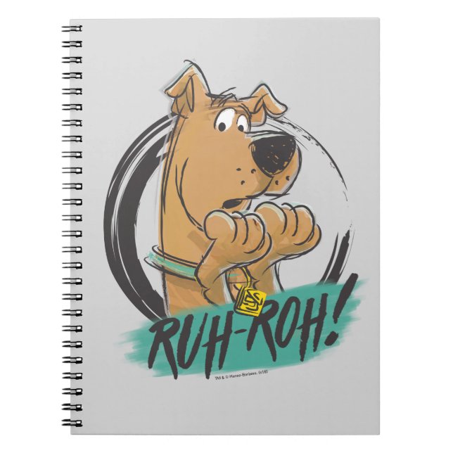 Scooby-Doo "Ruh Roh!" Marker Sketch Anteckningsbok (Framsidan)
