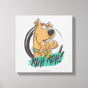Scooby-Doo "Ruh Roh!", Markören skissar Canvastryck