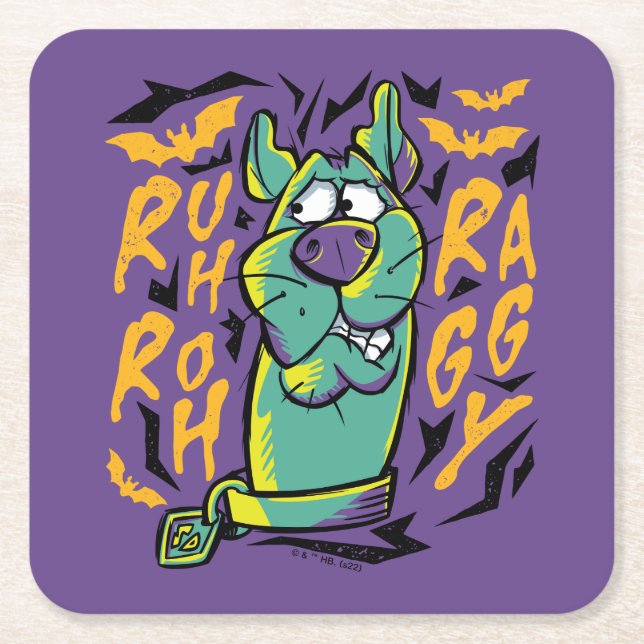 Scooby-Doo | Ruh Roh Raggy Underlägg Papper Kvadrat (Framsidan)