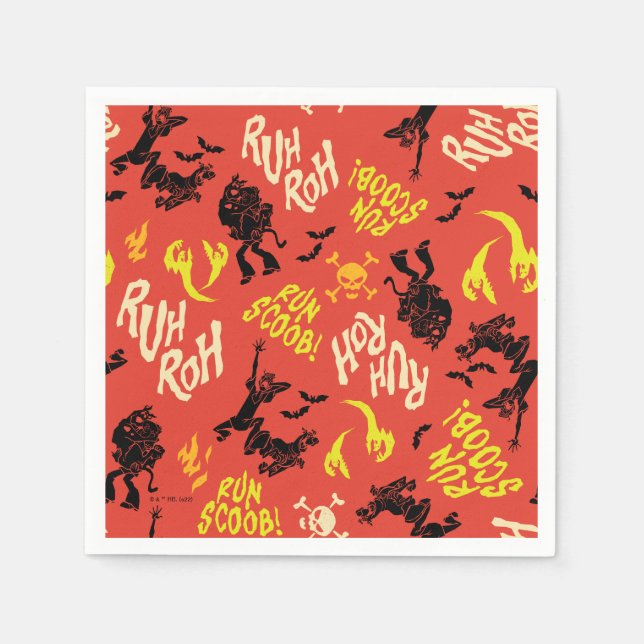 Scooby-Doo | Ruh Roh Springa Scoob! Mönster Pappersservett (Framsidan)