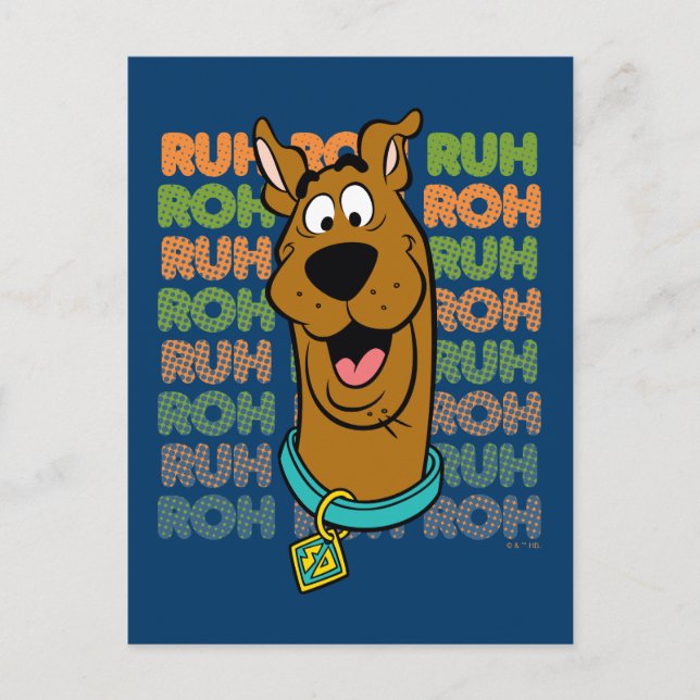Scooby-Doo Ruh Roh Vykort (Framsida)