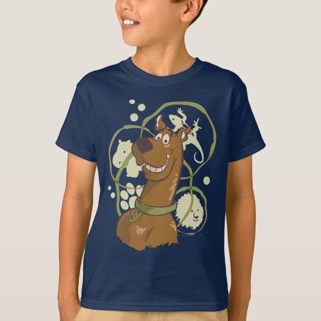 Scooby-Doo Safari Icons T-shirt (Framsida)