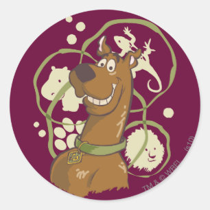 Scooby-Doo Safarisymboler Runt Klistermärke