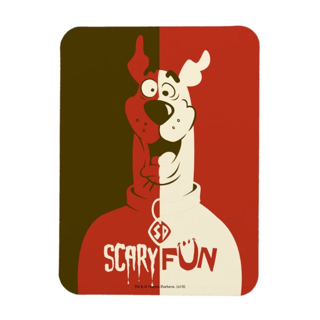 Scooby-Doo "Scary Roligt" Magnet (Vertikal)