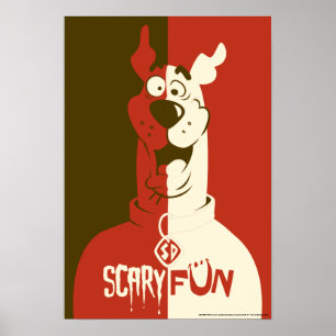 Scooby-Doo "Scary Roligt" Poster