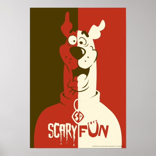 Scooby-Doo "Scary Roligt" Poster (Framsidan)