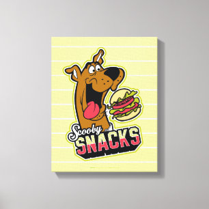 Scooby-Doo "Scooby mellanmål" logotyp Canvastryck
