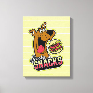 Scooby-Doo "Scooby mellanmål" logotyp Canvastryck