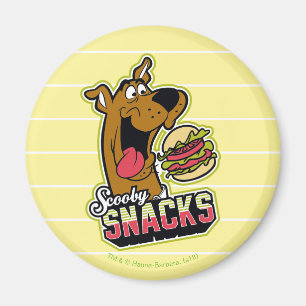 Scooby-Doo "Scooby mellanmål" logotyp Magnet