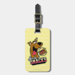 Scooby-Doo "Scooby Snacks" Logotyp Bagagebricka