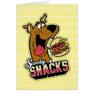 Scooby-Doo "Scooby Snacks" Logotyp Hälsningskort