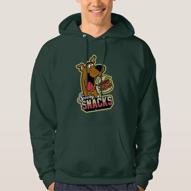 Scooby-Doo "Scooby Snacks" Logotyp Hoodie (Framsida)