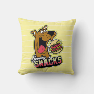 Scooby-Doo "Scooby Snacks" Logotyp Kudde