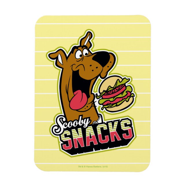 Scooby-Doo "Scooby Snacks" Logotyp Magnet (Vertikal)