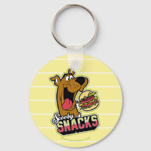 Scooby-Doo "Scooby Snacks" Logotyp Nyckelring