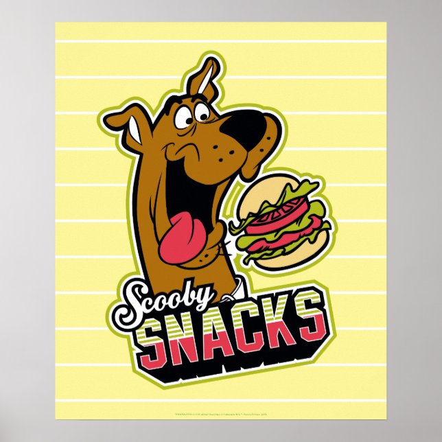 Scooby-Doo "Scooby Snacks" Logotyp Poster (Framsidan)