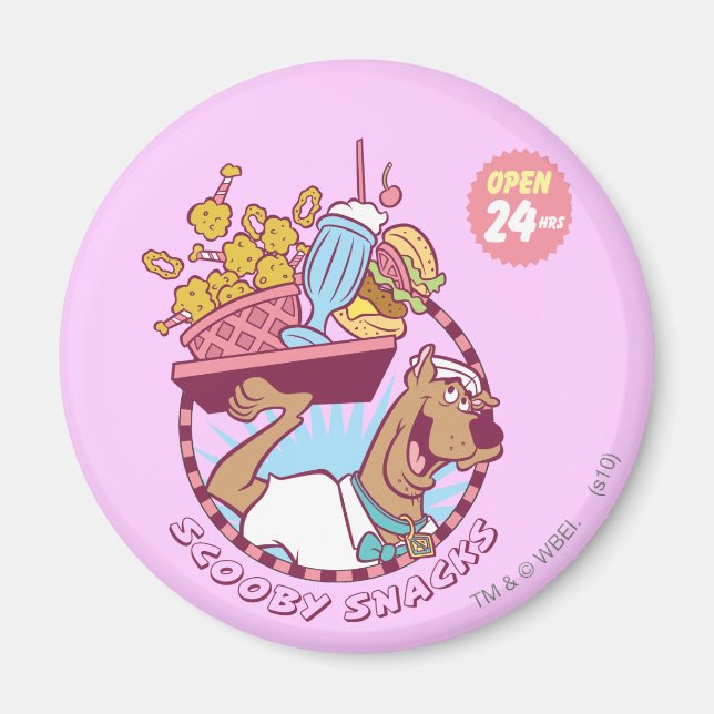 Scooby-Doo "Scooby Snacks" Magnet (Framsidan)