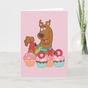Scooby-Doo "Scooby XOXO Cupcakes" Alla hjärtans da Kort