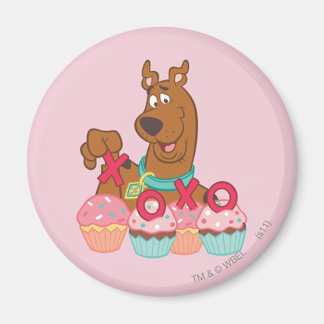 Scooby Doo - Scooby XOXO Muffinsar Magnet (Framsidan)