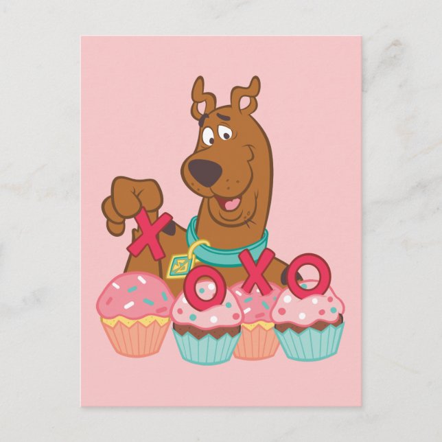 Scooby Doo - Scooby XOXO Muffinsar Vykort (Framsida)